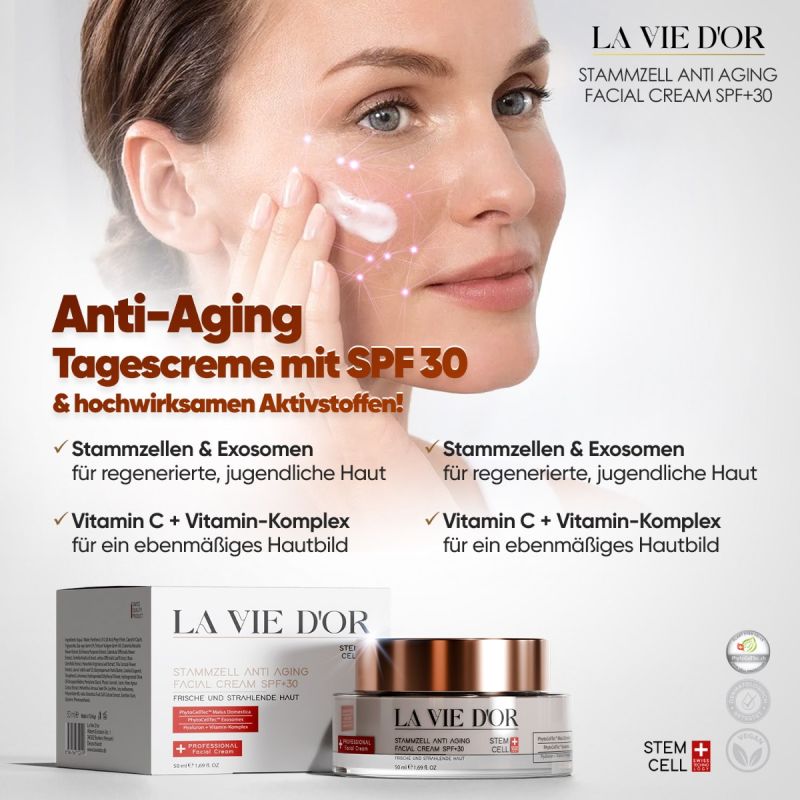 LaVieDor Reinigungs- & Anti-Aging Set – Serum, Creme & Naturseifen