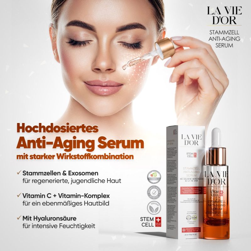 LaVieDor Reinigungs- & Anti-Aging Set – Serum, Creme & Naturseifen
