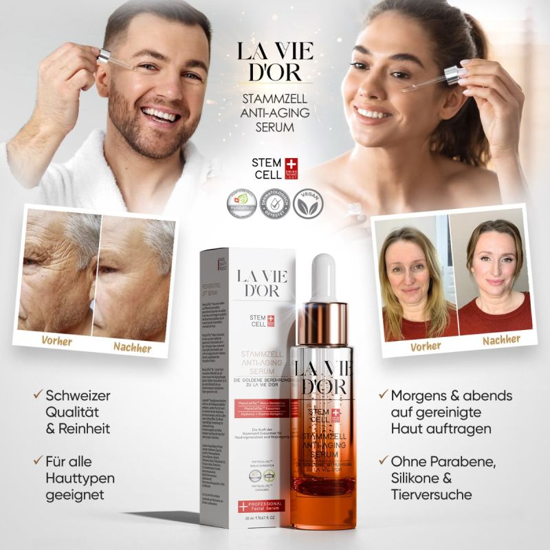 LaVieDor Reinigungs- & Anti-Aging Set – Serum, Creme & Naturseifen