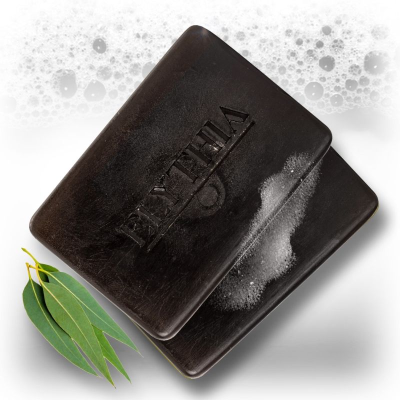 Elythia Aktivkohle-Seife mit Eukalyptus – Tiefenreinigung & Frische