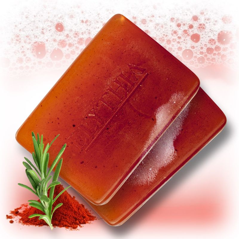 Elythia Rote Tonerde & Rosmarin Seife – Porenverfeinernde Reinigung