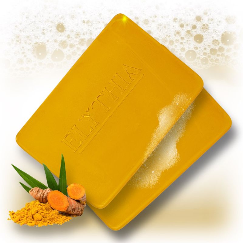 Elythia Kurkuma Kojsäure-Seife – Für einen ebenmäßigen, strahlenden Teint. Kojic Acid Soap