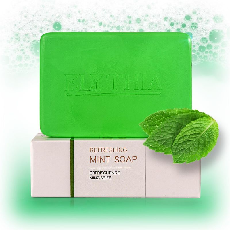 Elythia Erfrischende Minzseife – Handgemacht mit pflanzlichem Glycerin