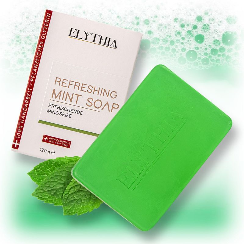 Elythia Erfrischende Minzseife – Handgemacht mit pflanzlichem Glycerin
