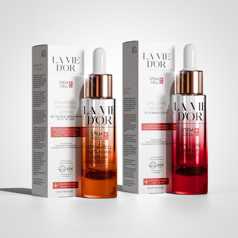 LaVieDor Duo-Set – Anti-Aging Serum & Lippenpflege mit Plumping-Effekt