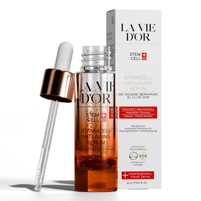 LaVieDor Anti-Aging Serum – Zellaktivierendes Intensivserum mit Hyaluronsäure & Pflanzenstammzellen
